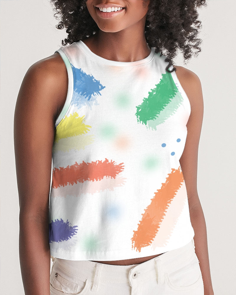 Gummy Worms Women's Cropped Tank - UpString Apparel