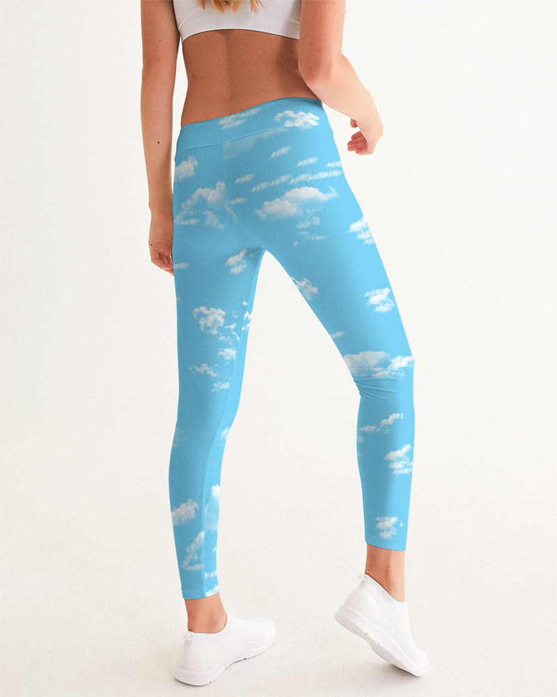 Blue Skies Women's Yoga Pants - UpString Apparel
