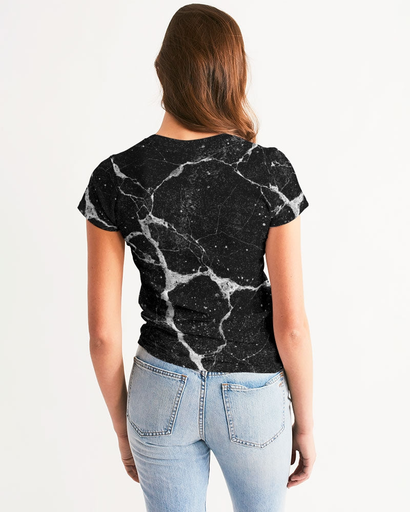 Fault Lines - Monchrome Women's Tee - UpString Apparel