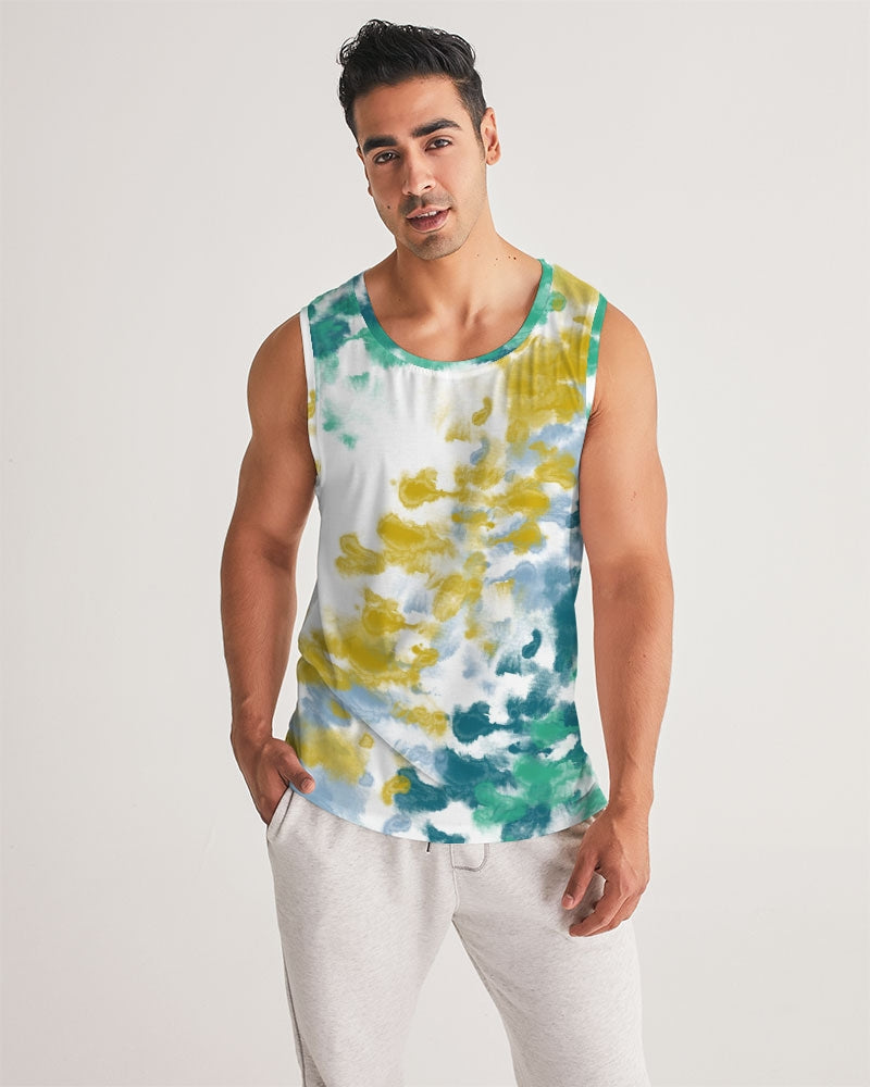 Ink Stains Men's Sports Tank - UpString Apparel